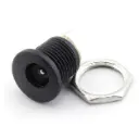 DC-025M 8mm Screw DC Power Copper Socket With Nuts For 5.5 X 2.1mm 5.5 X 2.5mm DC Plug