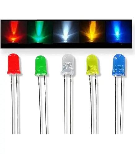 LEDs (Red, Green, Yellow, Blue)